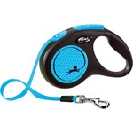 Flexi flexi rollijn NEW NEON tape S blauw, 5 meter.