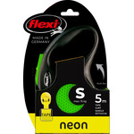 Flexi flexi rollijn NEW NEON tape S groen, 5 meter.