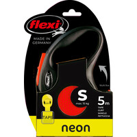 Flexi flexi rollijn NEW NEON tape S oranje, 5 meter.