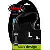 Flexi flexi rollijn BLACK DESIGN tape L blauw, 5 meter.