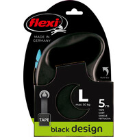 Flexi flexi rollijn BLACK DESIGN tape L blauw, 5 meter.
