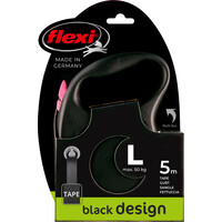 Flexi flexi rollijn BLACK DESIGN tape L roze, 5 meter.