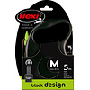 Flexi flexi rollijn BLACK DESIGN tape M groen, 5 meter.