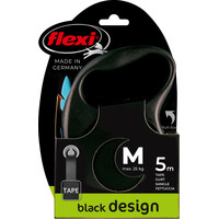 Flexi flexi rollijn BLACK DESIGN tape M blauw, 5 meter.