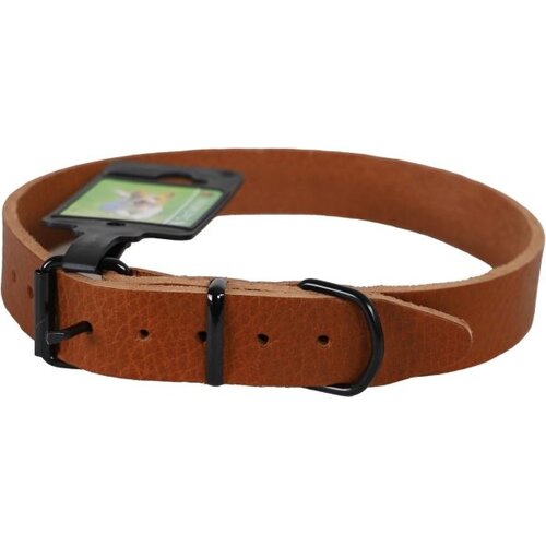 Boon Dog fashion Boon halsband comfortleder cognac 25mm/65cm
