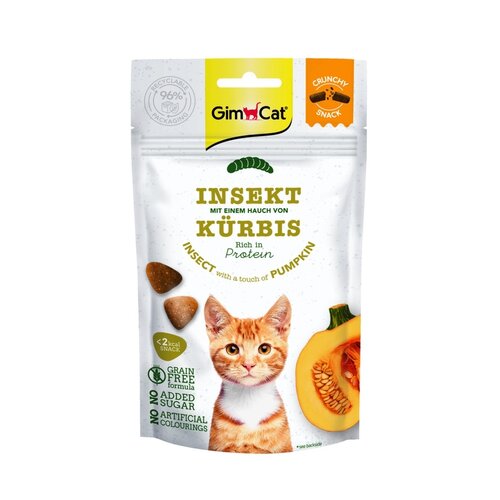 GimCat GimCat Crunchy Snack Insect & Pompoen 50 gr.