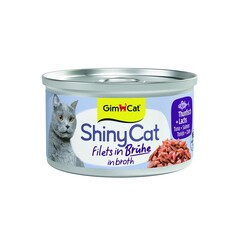 Shiny Cat ShinyCat Filets In Broth Tonijn + Zalm 70gr.