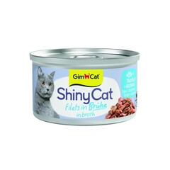 Shiny Cat ShinyCat Filets In Broth Tonijn + Ansjovis 70 gr.