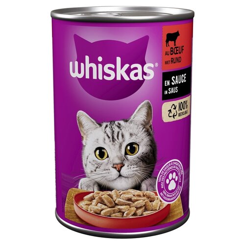 Whiskas Whiskas-Rund in Saus 400 gr.
