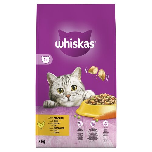 Whiskas Whiskas Droog Kip 7 kg.