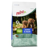 Prins Prins Dog Pressed Grainfree Junior & Adult 12 kg.