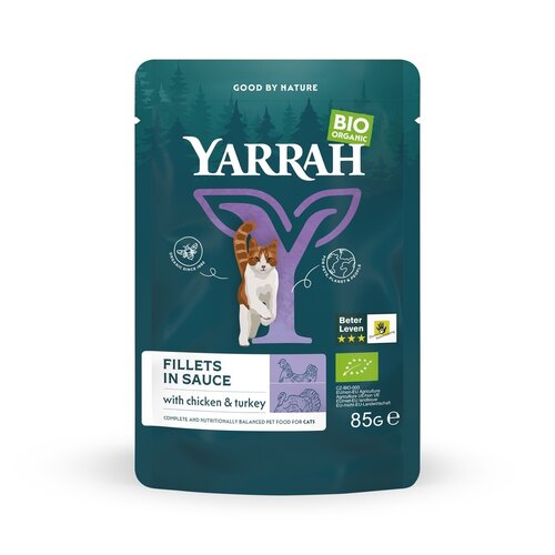 Yarrah Yarrah Kat Pouch Turkey in Gravy 85 gr.