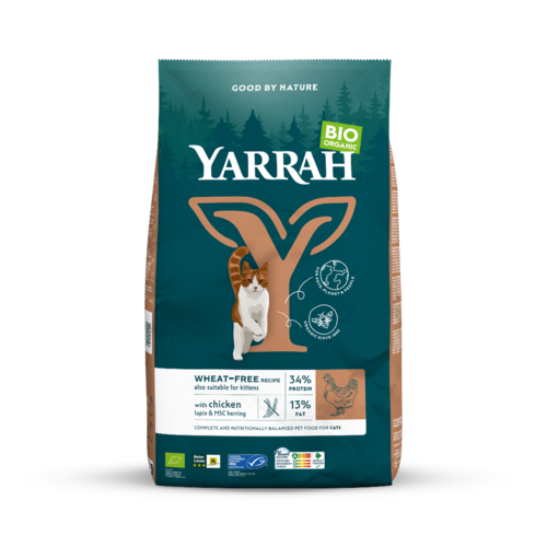 Yarrah Yarrah Kat Organic Chicken & Fish 10 kg.
