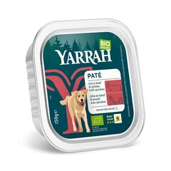 Yarrah Yarrah Hond Alu Pate Rund/Spirulina 150 gr.
