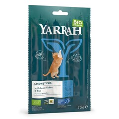 Yarrah Yarrah Kat Kauwsticks Bio 15 gr.