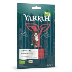 Yarrah Yarrah Hond Kauwsticks Bio 33 gr.