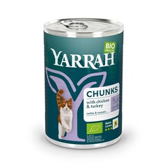 Yarrah Yarrah Kat Blik Br.Kip/Kalk in Saus 405 gr.