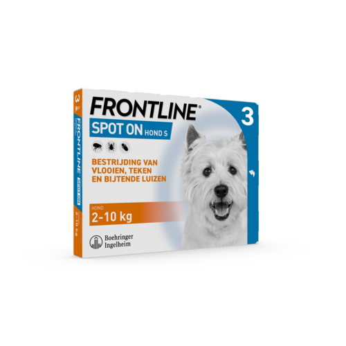 Frontline Frontline Spot-On Hond S 2-10 kg 3 Pipet