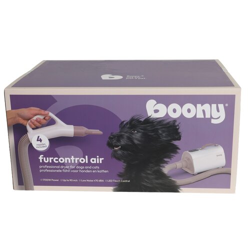 Boony Boony Furcontrol air huisdierenfohn + 4 nozzle