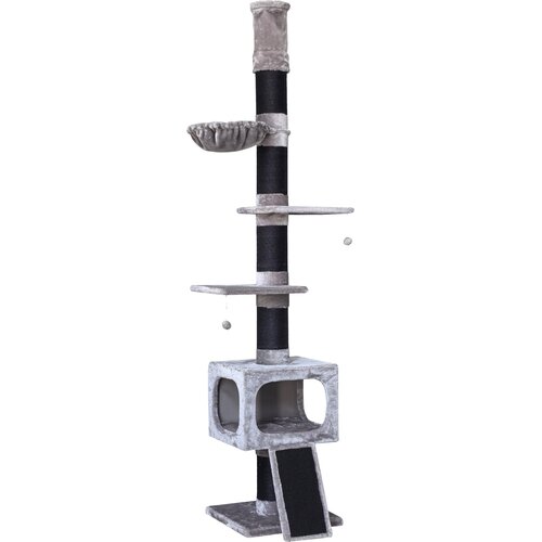 Boony Boony krabpaal titano grijs/zwart 250-275cm