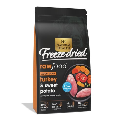 Natural Health Voer Natural Health Dog Freeze Dried Turkey 150 gr,