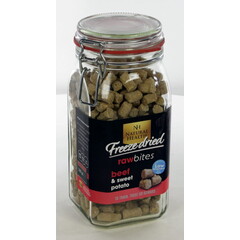Natural Health Voer Natural Health Dog Raw Bites Freeze Dried Snack Beef 225 gr,