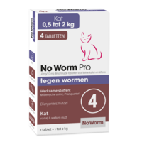 No Worm No Worm Pro Kleine Kat & Kitten 4 tab.