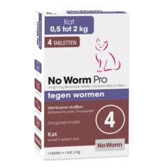 No Worm No Worm Pro Kleine Kat & Kitten 4 tab.