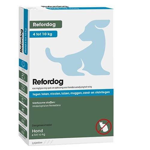 exil Refordog Spot-On Hond 3 Pipet 4 - 10 kg