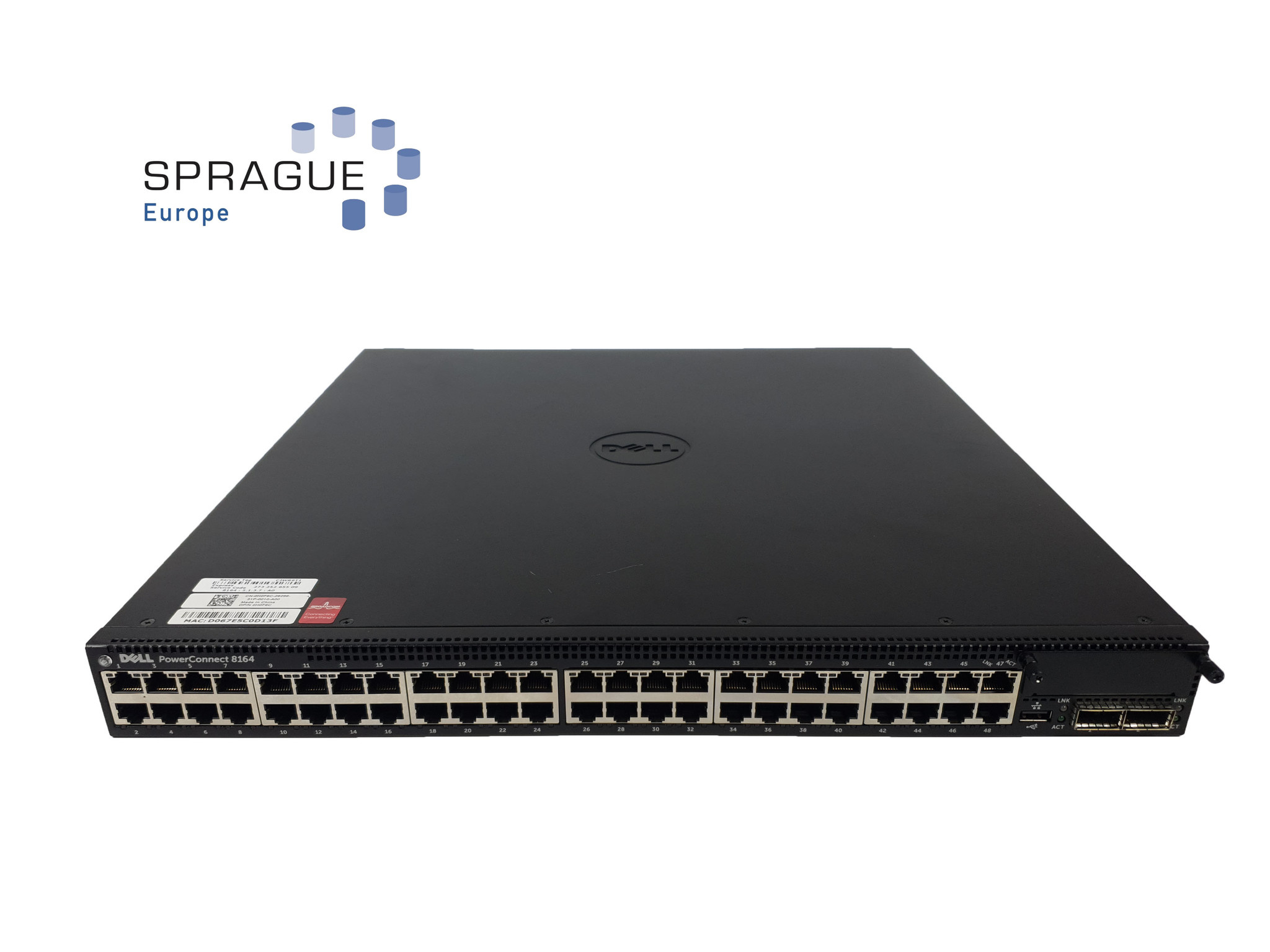 Dell Dell 8164 48PRT Ethernet PowerConnect // 0H0F6C - H0F6C