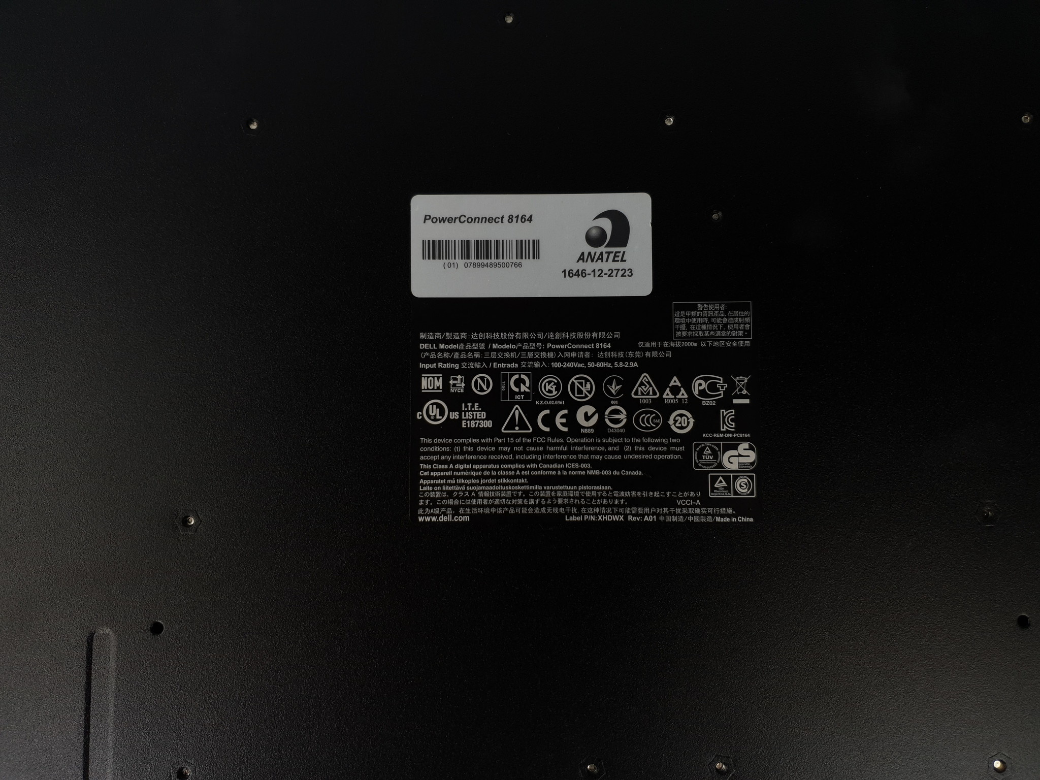 Dell Dell 8164 48PRT Ethernet PowerConnect // 0H0F6C - H0F6C