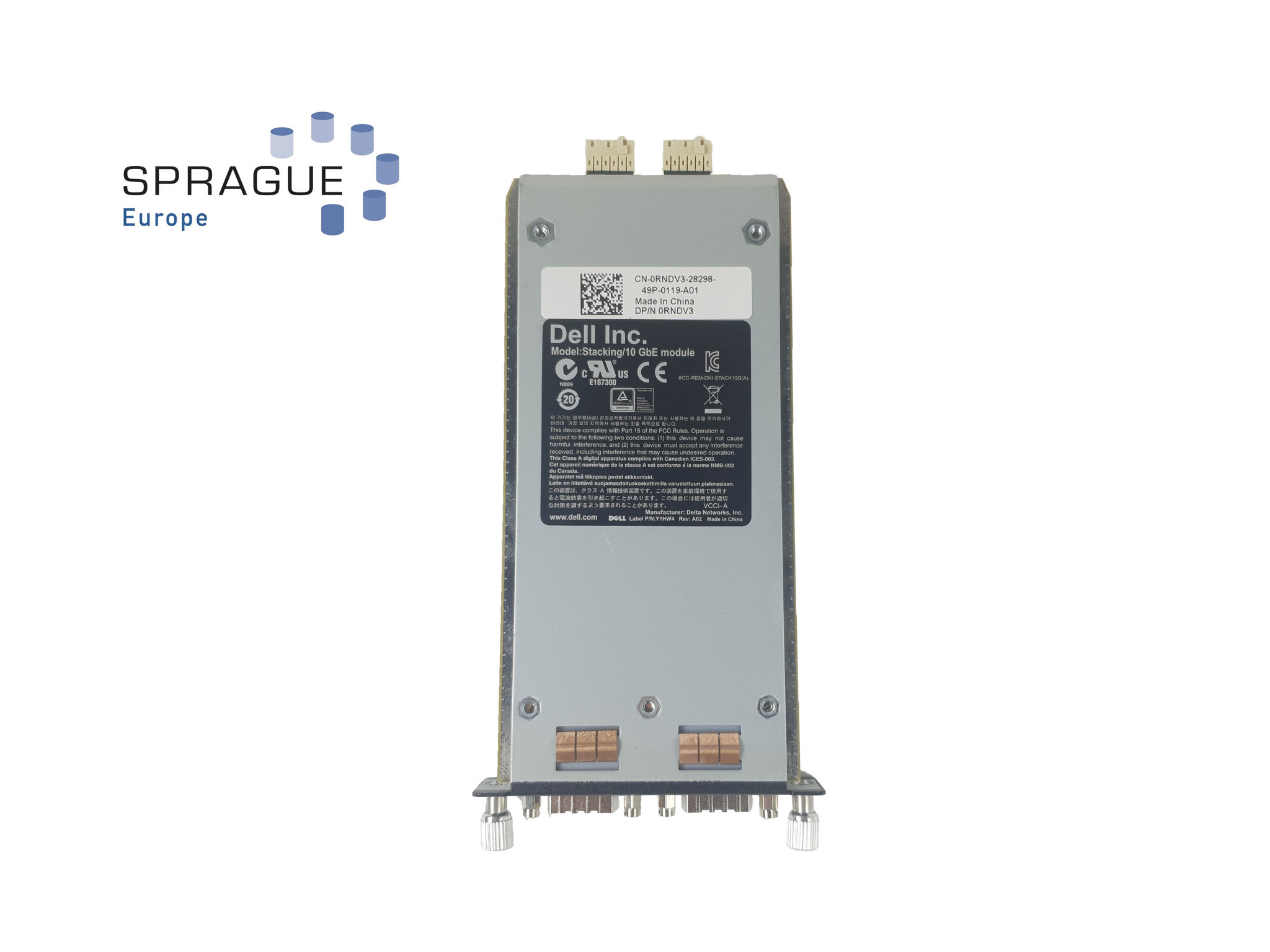 Dell Dell CX4-R PC70 2PRT 10GB Stack PowerConnect // 0RNDV3 - RNDV3