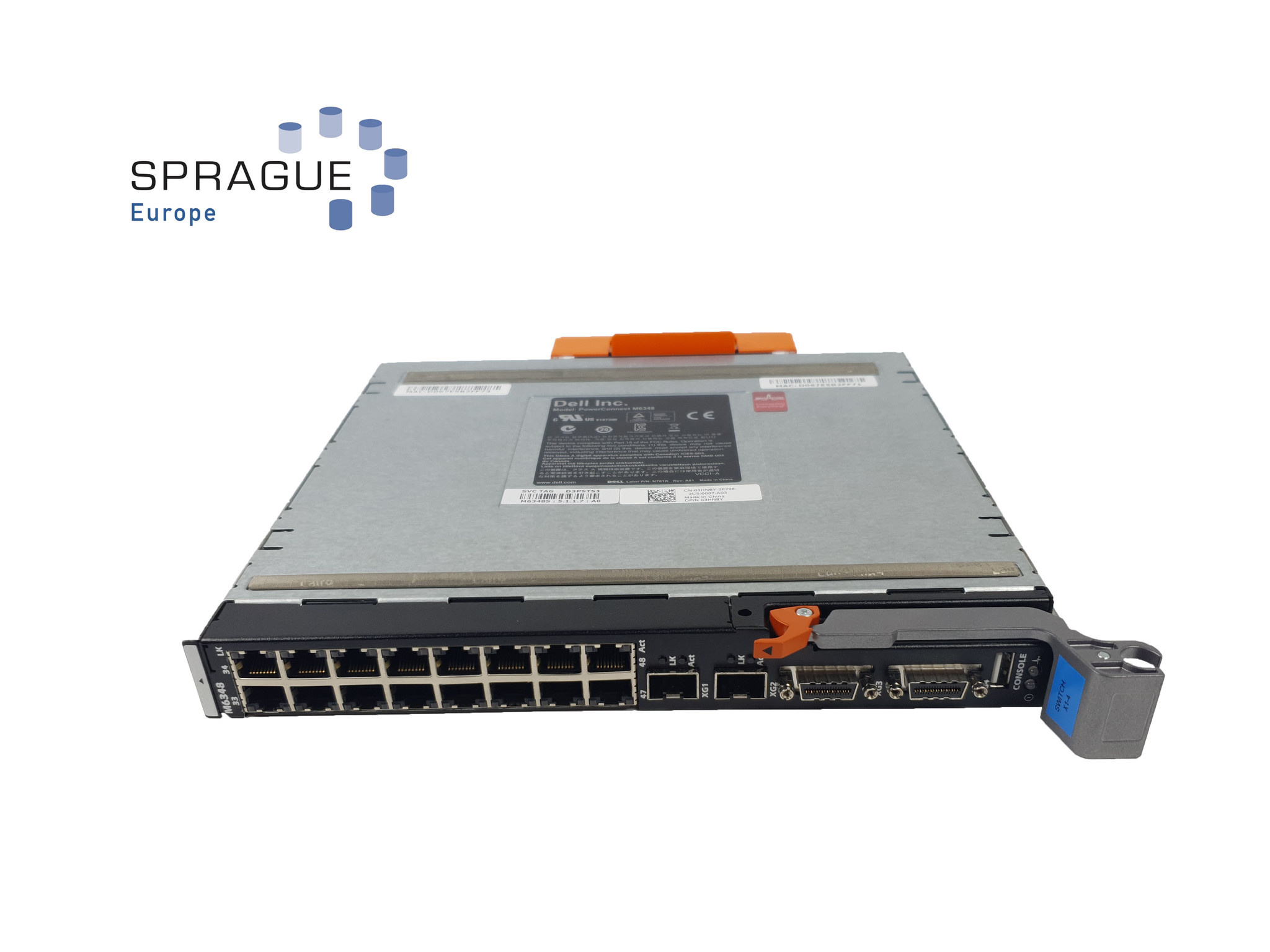 Dell Dell M6348S 48PRT Ethernet PowerConnect // 03HN8Y - 3HN8Y