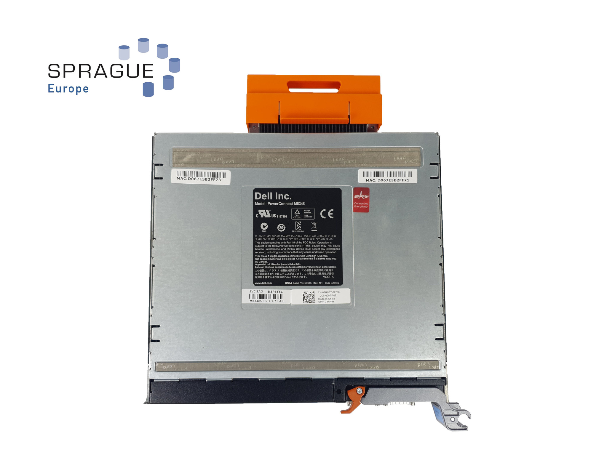 Dell Dell M6348S 48PRT Ethernet PowerConnect // 03HN8Y - 3HN8Y