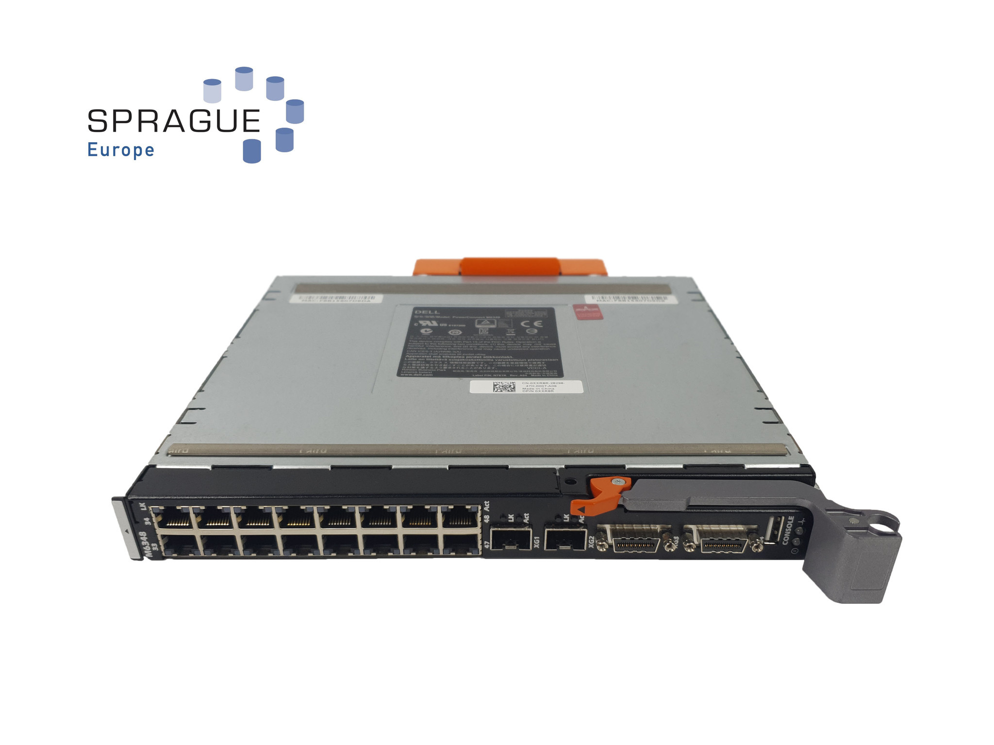 Dell Dell M6348S 48PRT Ethernet PowerConnect // 0XXR8R - XXR8R