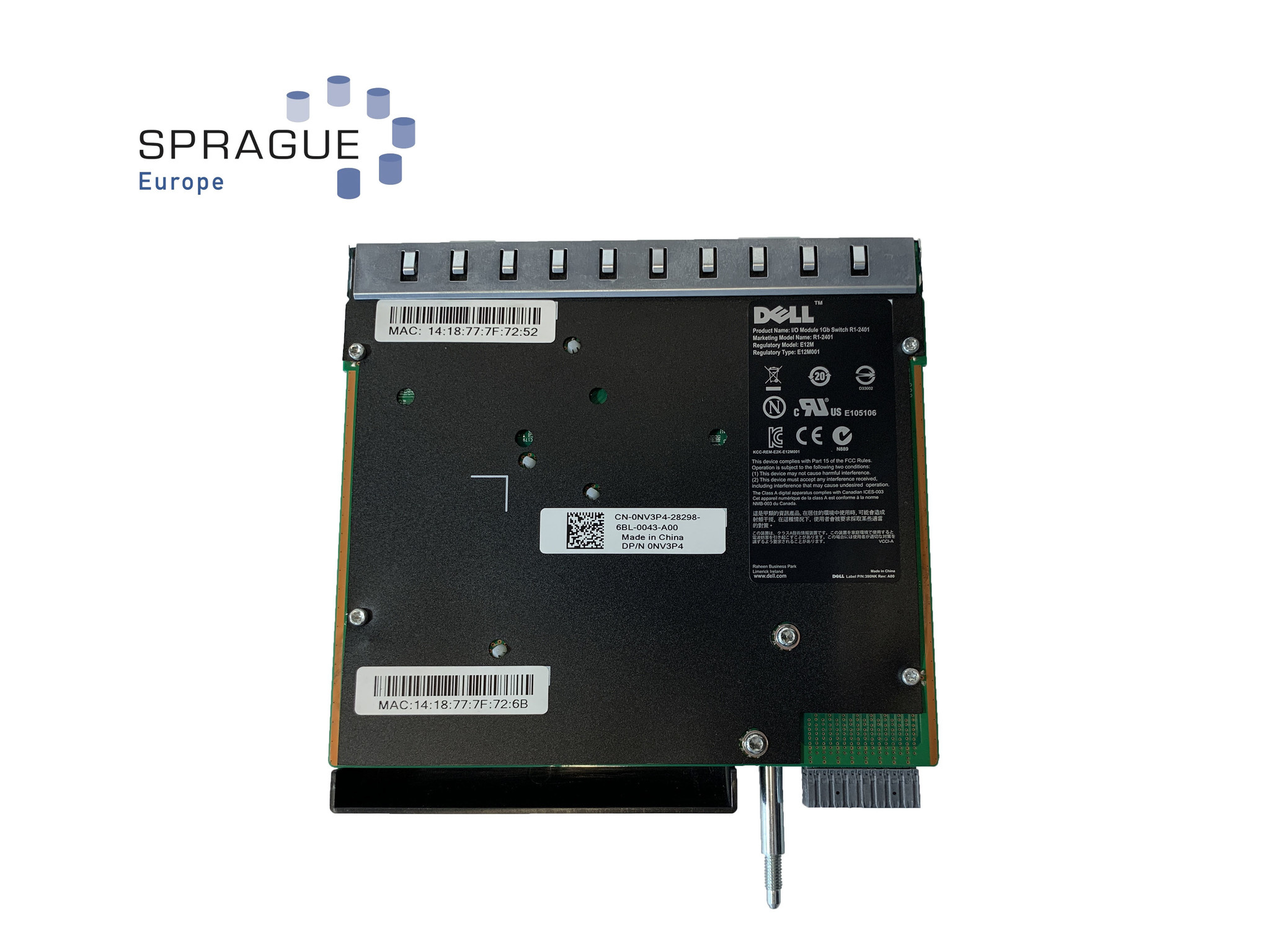 Dell Dell R1-2401 8PRT Ethernet VRTX // 0NV3P4 - NV3P4