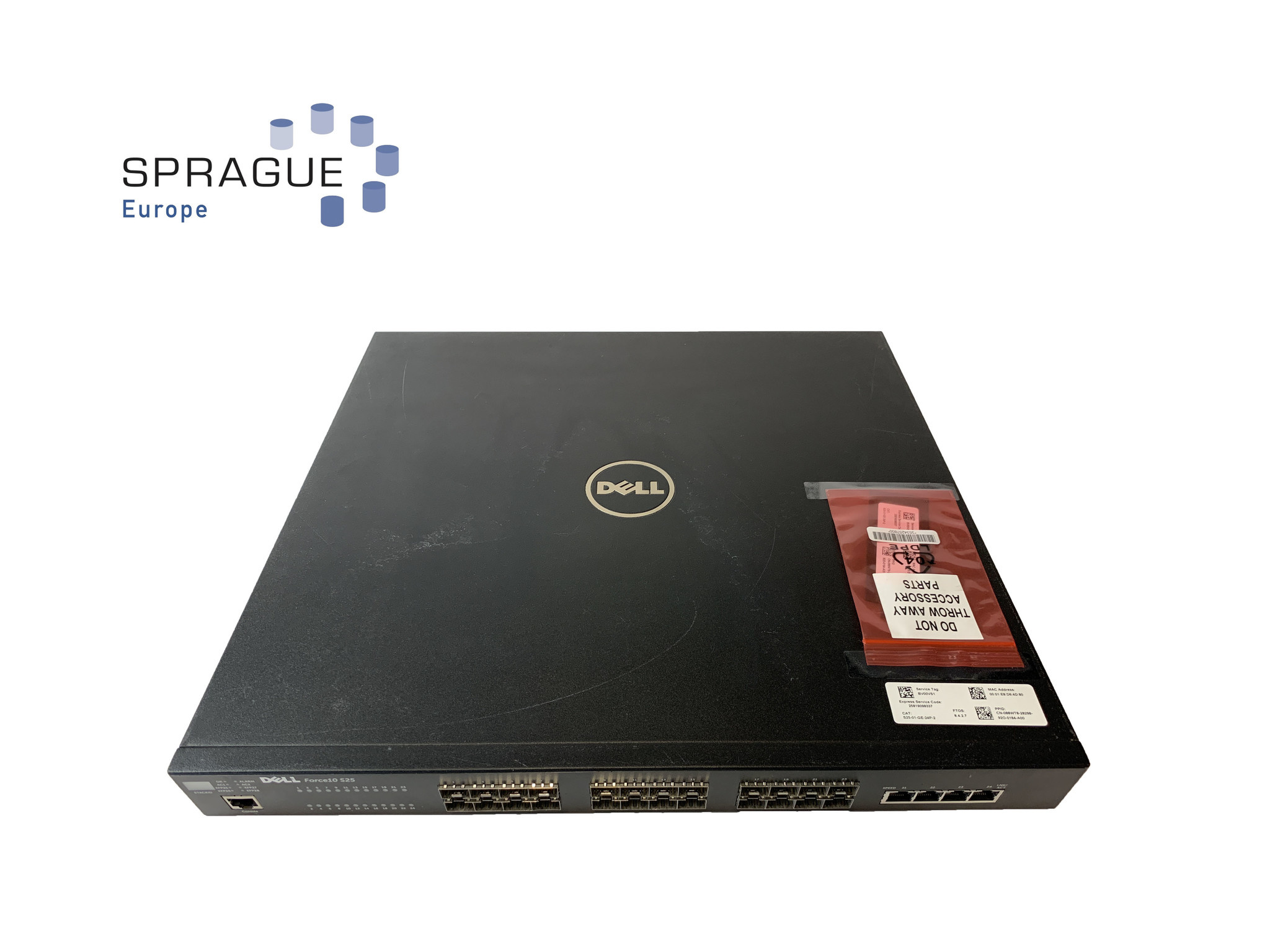 Dell Dell S25 24PRT Ethernet FORCE10 // 088WT8 - 88WT8