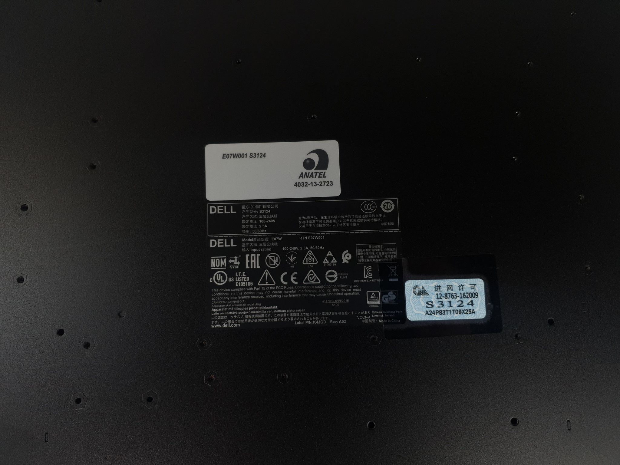 Dell Dell S3124 24PRT Ethernet S-series // 0MTX2F - MTX2F