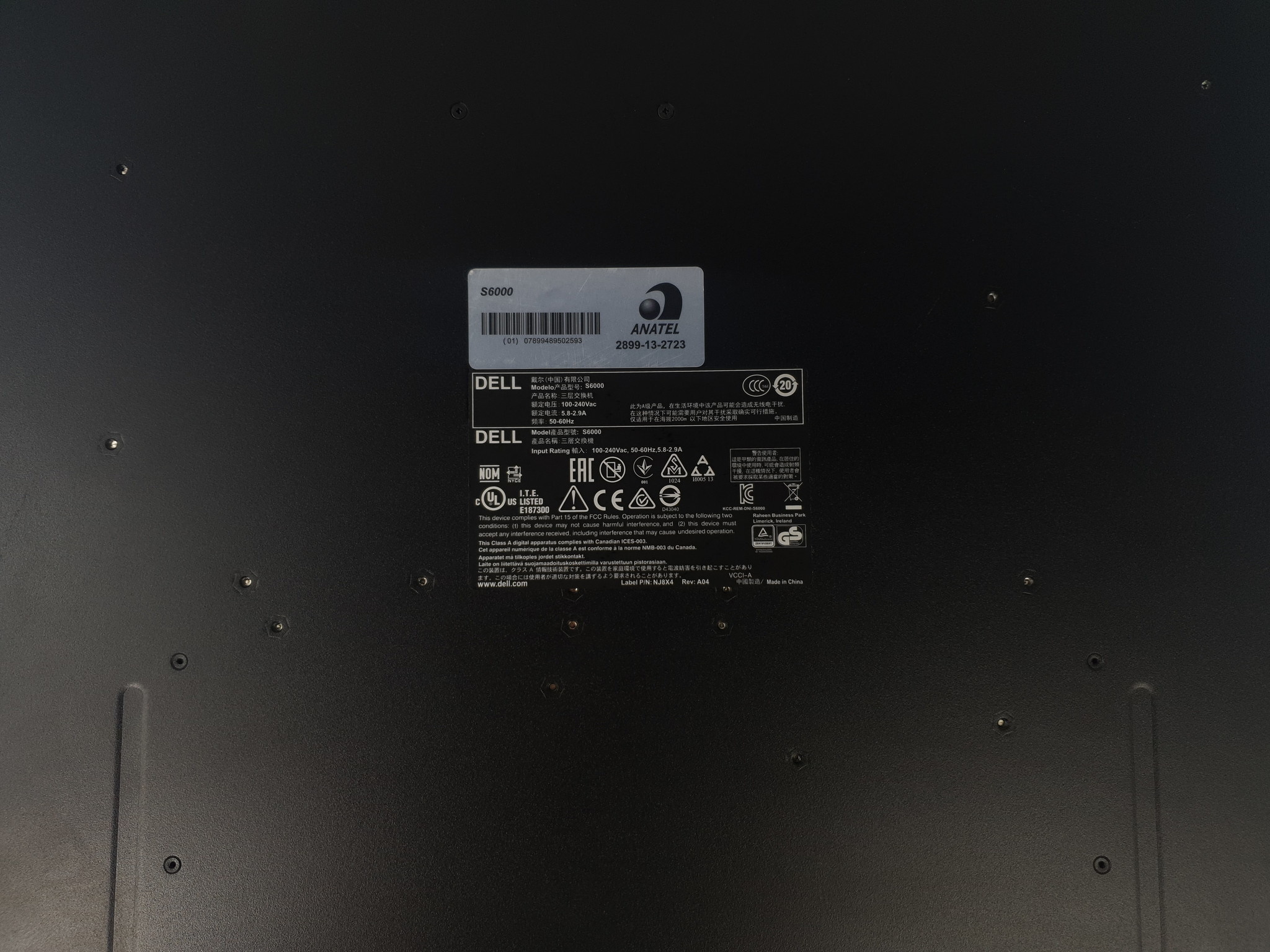 Dell Dell S6000-AC-R-R 32PRT QSFP // 07VJDK - 7VJDK