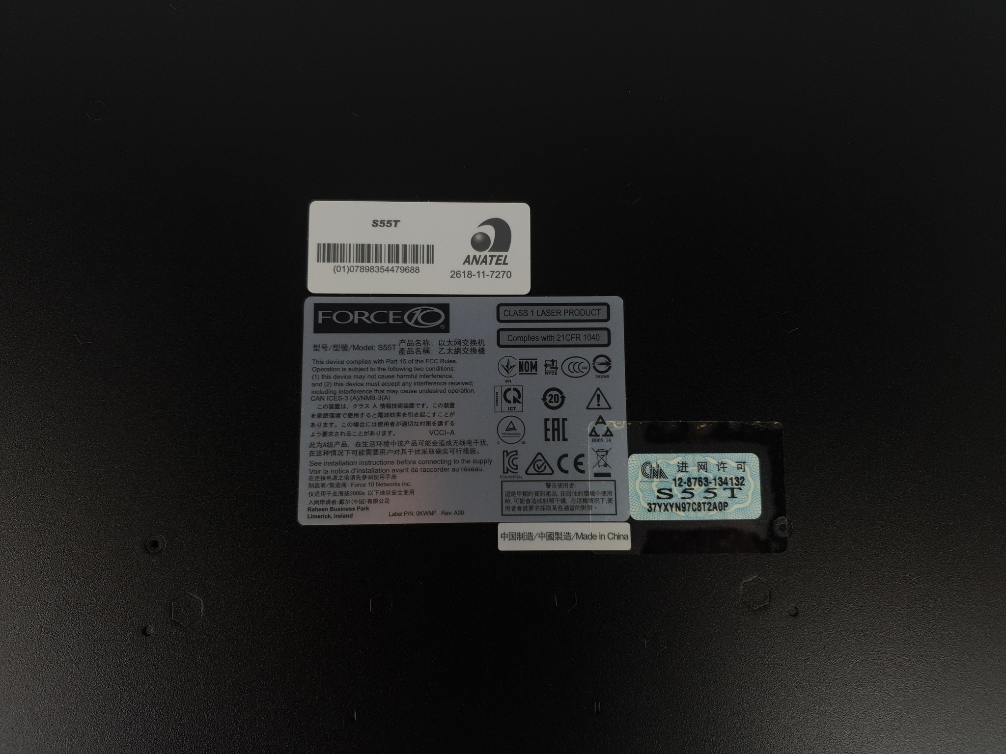 Dell Dell S55 48PRT Ethernet Force10 // 0TR7CT - TR7CT