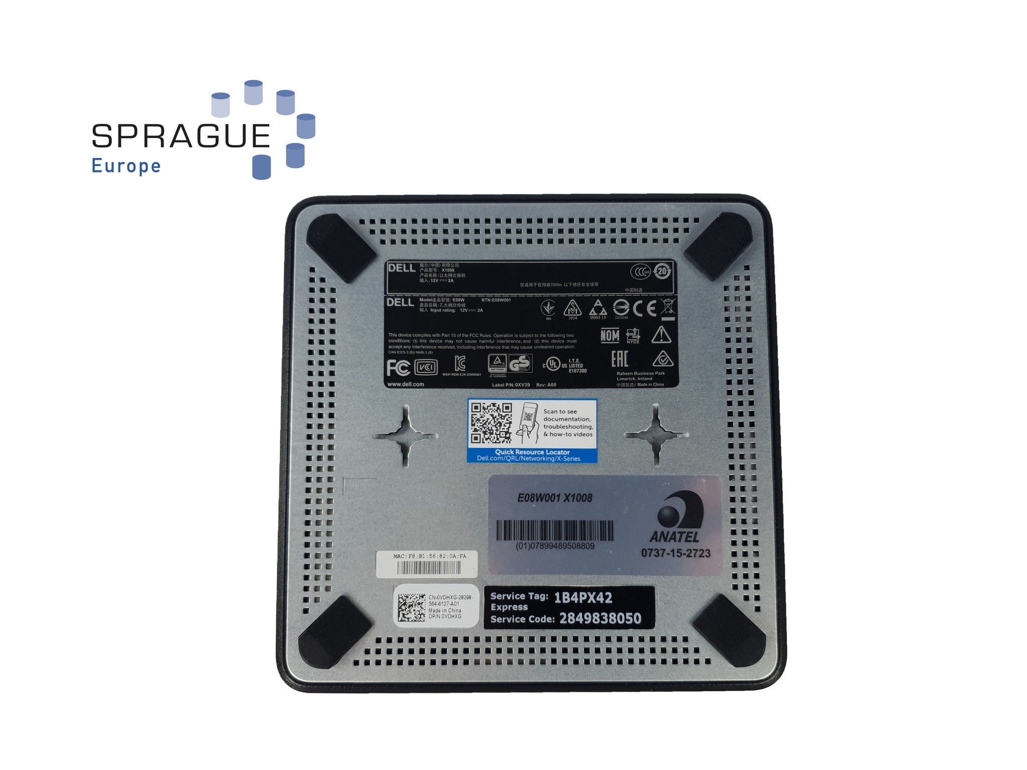 Dell Dell X1008 8PRT Ethernet X-series // 0VDHXG - VDHXG