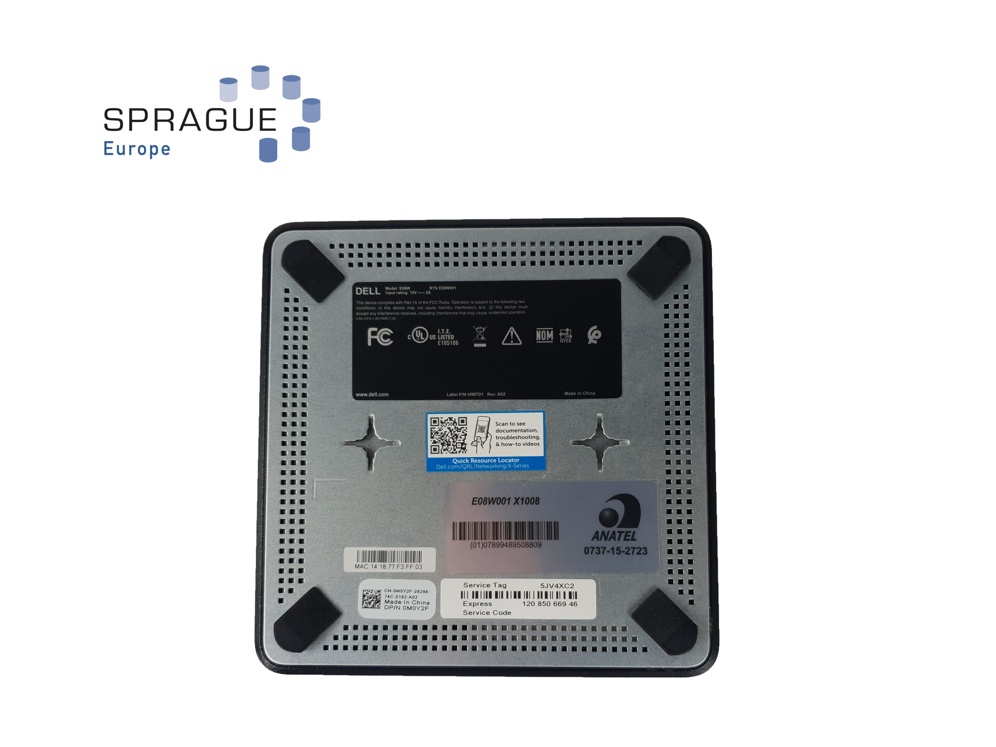 Dell Dell X1008 8PRT Ethernet X-series // 0M0Y2F - M0Y2F