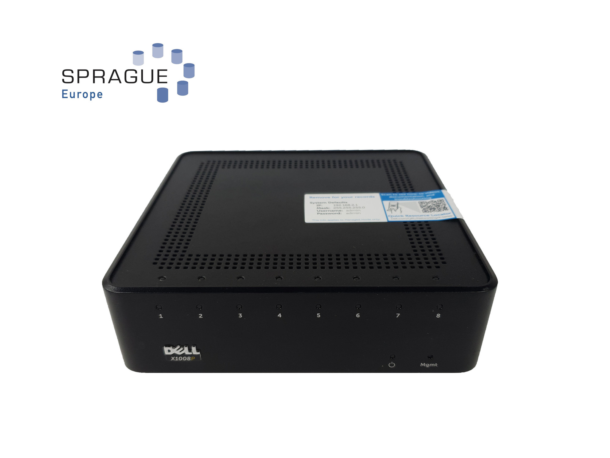 Dell Dell X1008P 8PRT Ethernet POE X-series // 0648NJ - 648NJ