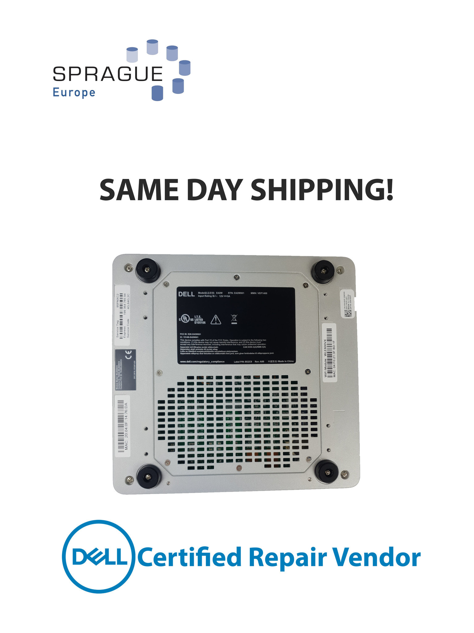 Dell Dell VEP1400 6PRT Ethernet 2PRT SFP // 05H3DP - 5H3DP