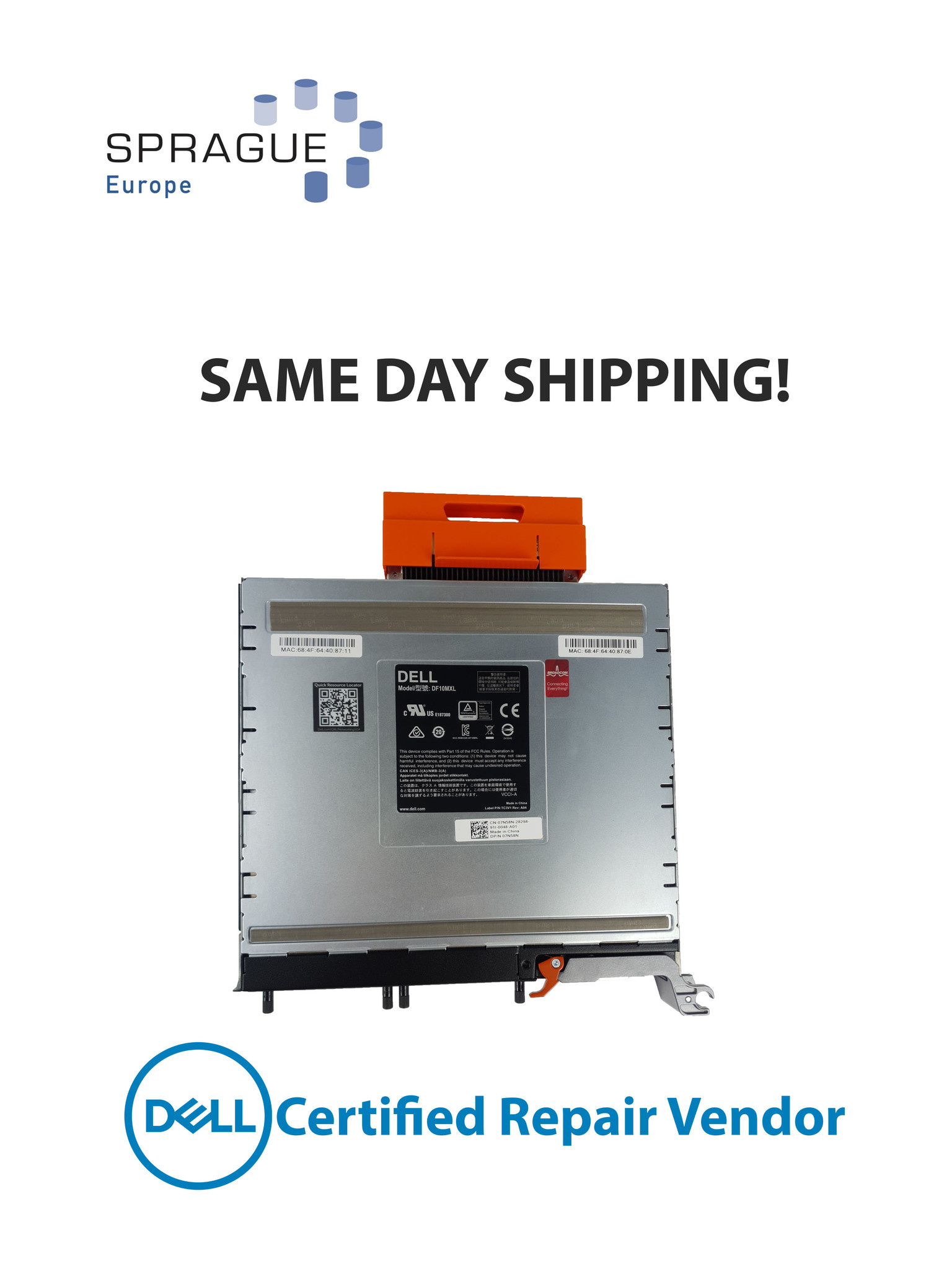 Dell Dell PCM8100 56PRT KR Force10 Aggregator // 07N58N - 7N58N