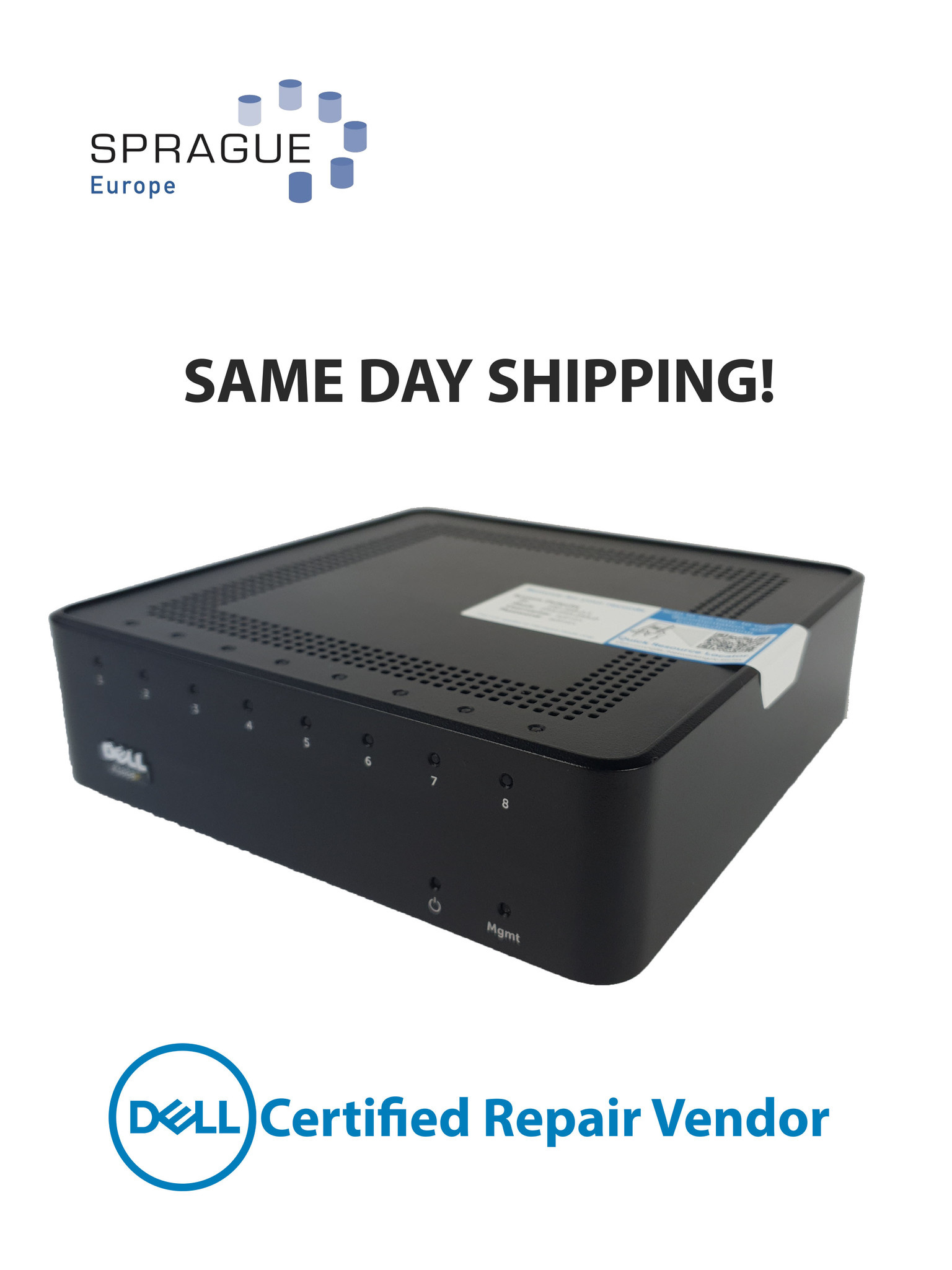 Dell Dell X1008P 8PRT Ethernet POE X-series // 0F6X02 - F6X02