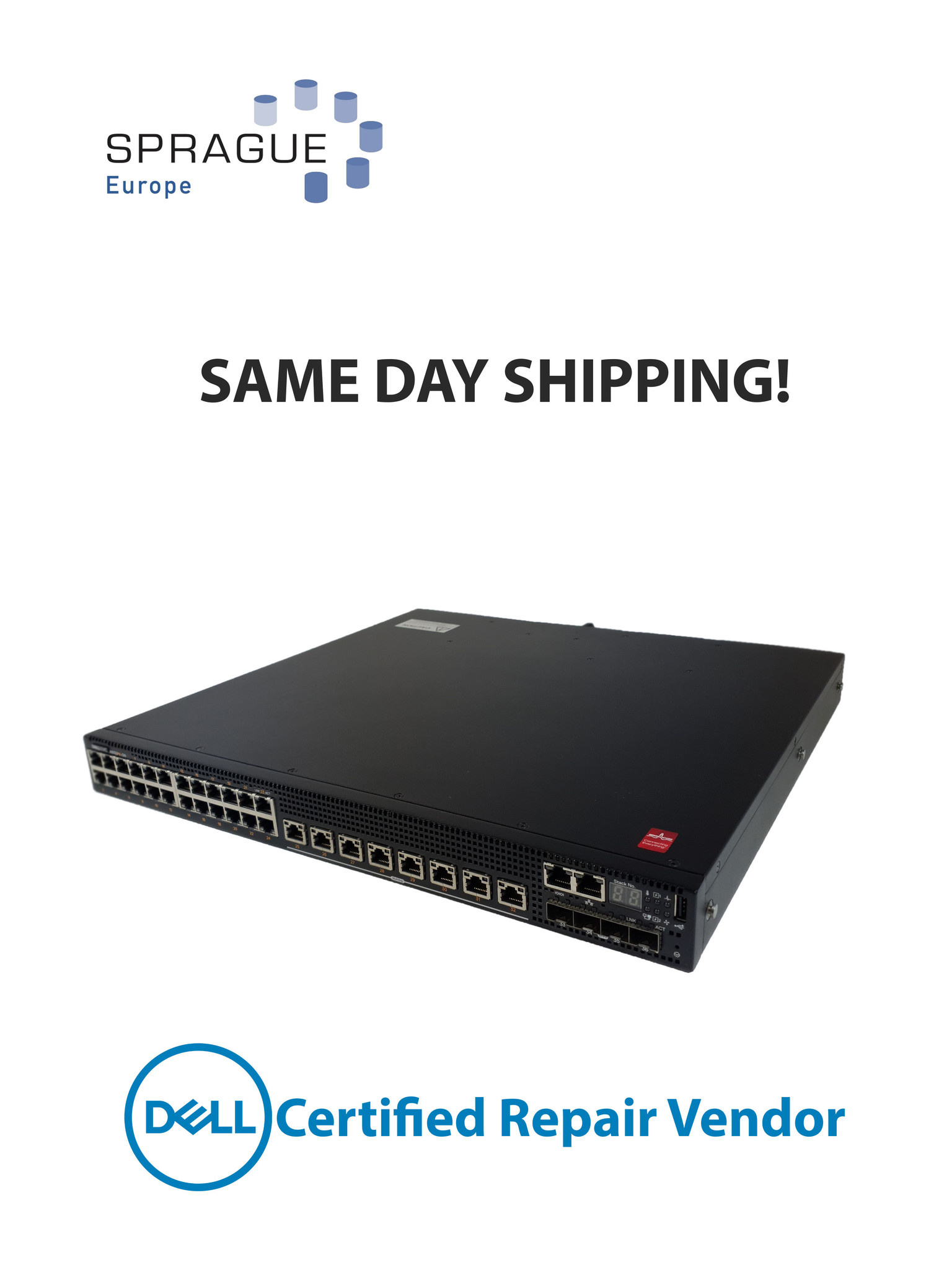 Dell Dell N3132PX-ON 32PRT Ethernet POE EMC N-Series // 0G4J2D - G4J2D