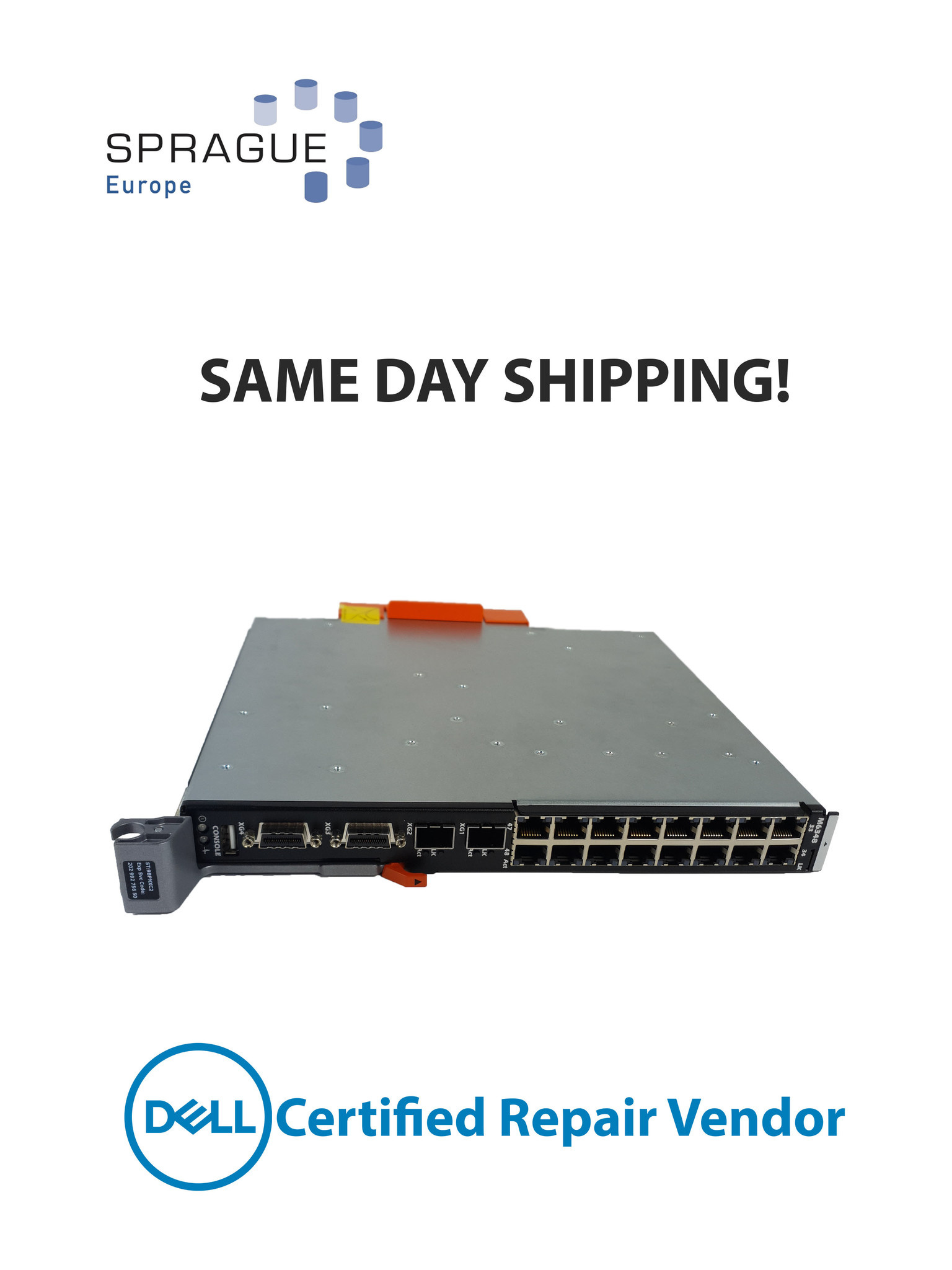 Dell Dell M6348 48PRT Ethernet PowerConnect // 0K002V - K002V