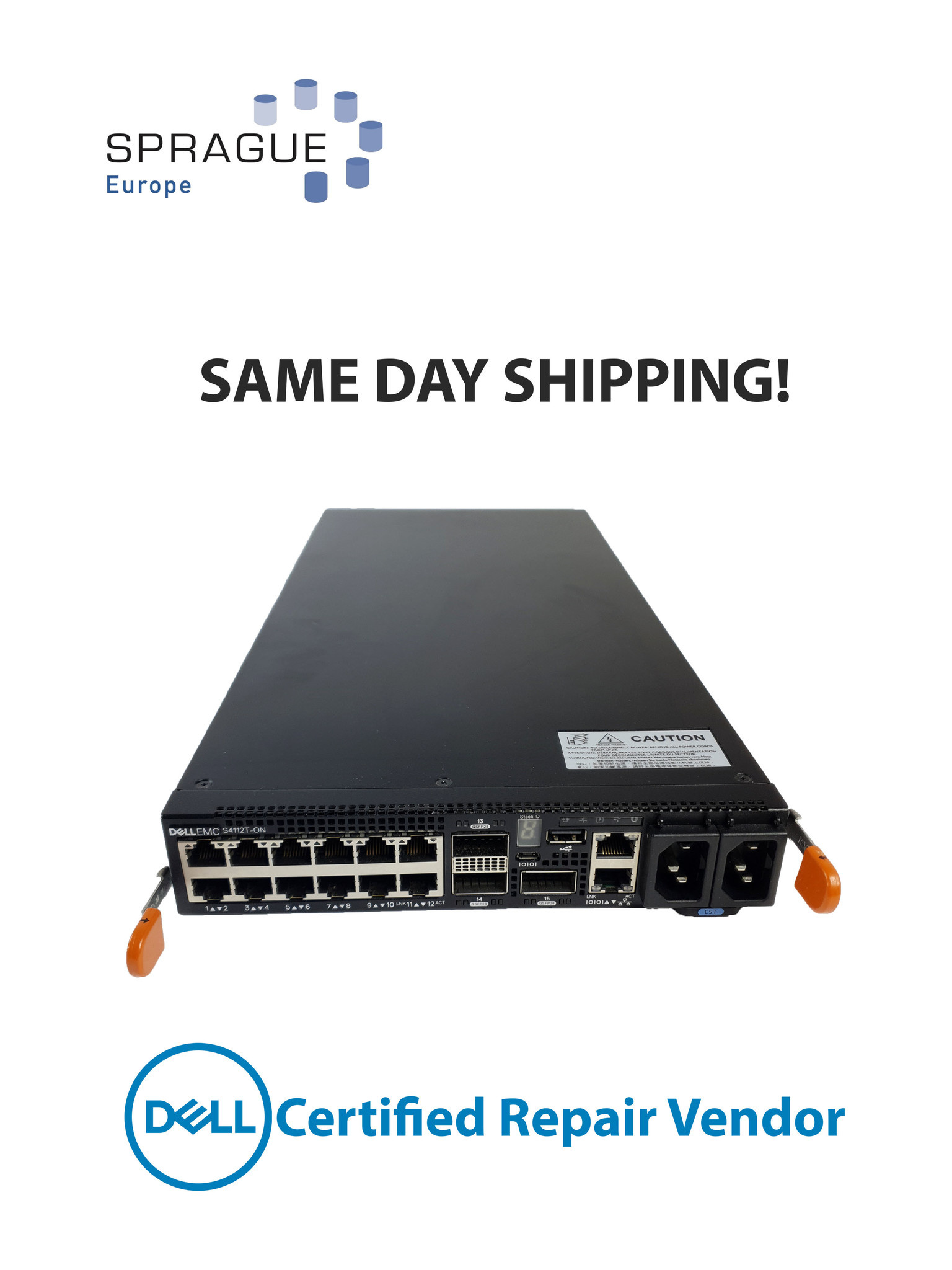 Dell Dell S4112T-ON 12PRT Ethernet S-series // 0VTR6Y - VTR6Y