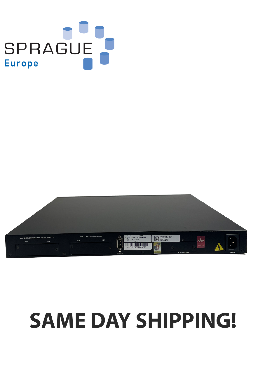 Dell Dell 6248 48PRT Ethernet PowerConnect RoHS // 0GP931 - GP931